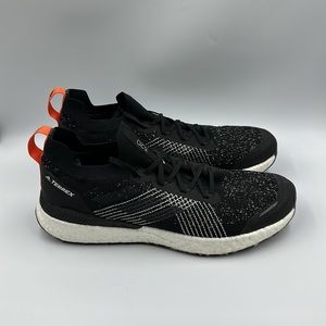 Adidas Parley X Terrex Two‎ Ultra Black Gray Trail Running Shoes Men’s Sz 12.5